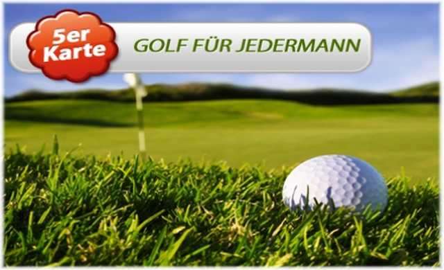 5 Stunden Indoor Golf für bis zu 4 Personen